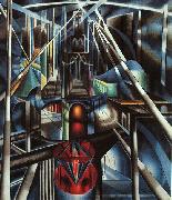 Joseph Stella Old Brooklyn Bridge oil painting